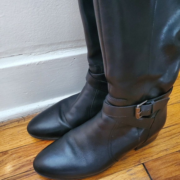 Naturalizer Black Riding Boot 9.5 - Picture 1 of 8